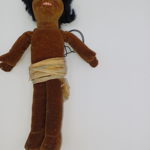 Vintage Nora Wellings Islander doll Circa 1926 Velveteen hand-painted face - Picture 4 of 13
